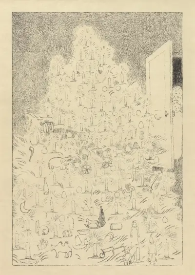 L’arbre de Noël av Léon Spilliaert