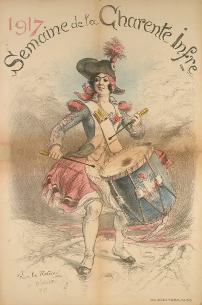 1917 Semaine de la Charente Infre, Adolphe Léon Willette