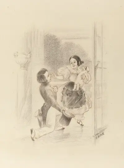 Hermina, Adolphe Léon Willette