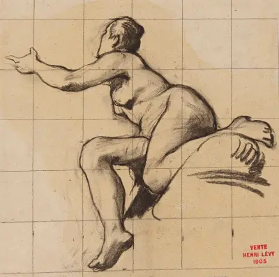 Studie kontorzionistky, Henri Leopold Lévy