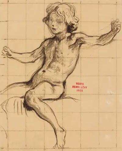 Studie sedícího dítěte, Henri Leopold Lévy