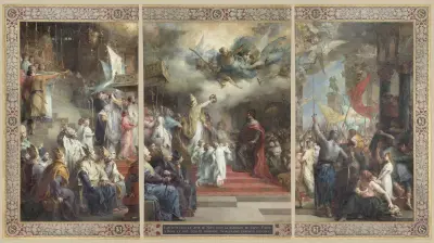 Korunovace Karla Velikého – Nr. 1, Henri Leopold Lévy