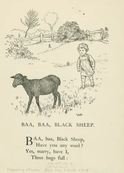Baa, baa, black sheep. av Leonard Leslie Brooke