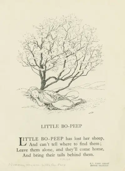 Little Bo-Peep 2 av Leonard Leslie Brooke