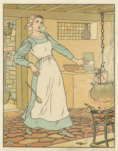 Tom trapped in a pudding av Leonard Leslie Brooke