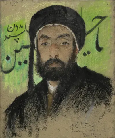 Man with a Turban, Lucien Lévy-Dhurmer
