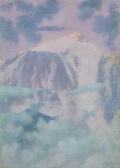 Montagnes Paysage de Rève, Lucien Lévy-Dhurmer