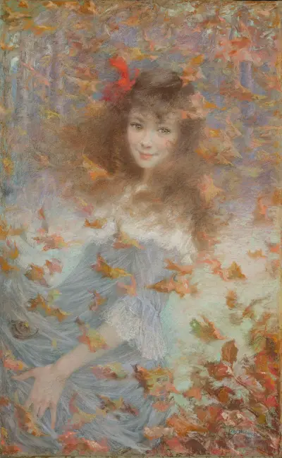Portrait de Suzanne de Laborde, Comtesse Doria, Lucien Lévy-Dhurmer