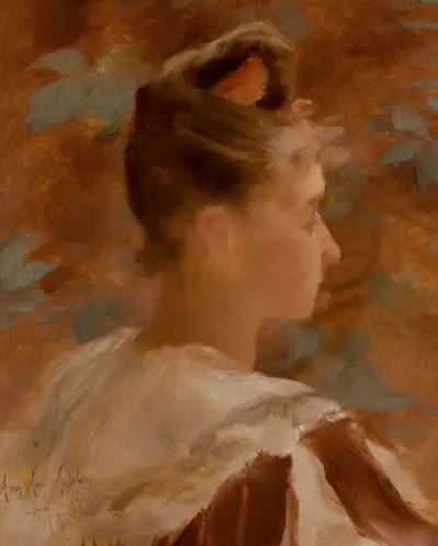 Portrait of a Lady, Lucien Lévy-Dhurmer