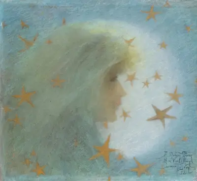 The Night, Lucien Lévy-Dhurmer