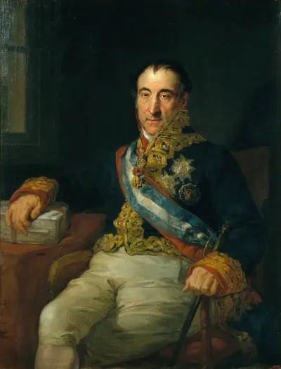 Portrait of the Marquis of Labrador, Spanish Ambassador to the Congress of Vienna of 1815 av Vicente López Portaña