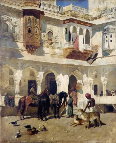 The Rajah Starting on a Hunt av Edwin Lord Weeks