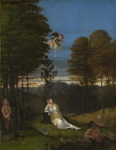 Allegory of Chastity von Lorenzo Lotto