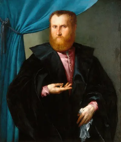 Portrait of a Bearded Man von Lorenzo Lotto
