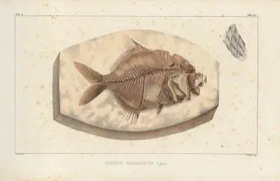 Recherches sur les poissons fossiles Pl.366 av Louis Agassiz