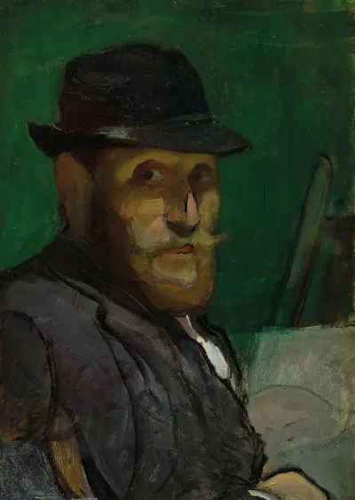 Autoportret przy sztaludze, Louis Anquetin