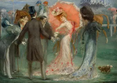 Eleganckie panie na wyścigach, Louis Anquetin