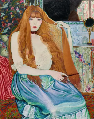 Kobieta przy toalecie, Louis Anquetin
