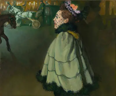 Kobieta na Champs-Élysées nocą, Louis Anquetin