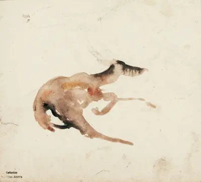 A Doe Lying av Antoine-Louis Barye