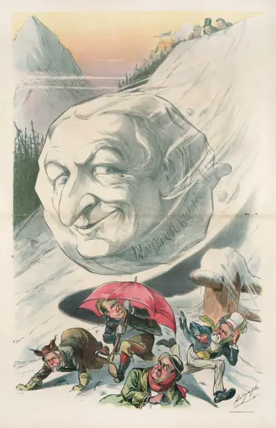 Look out, there, boys! av Louis Dalrymple