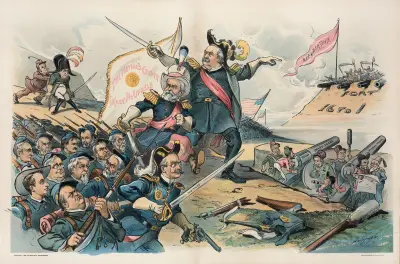 No party lines when the national honor is in peril av Louis Dalrymple
