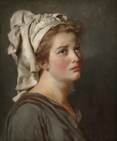 Young Woman with a Turban, 1780 – nr 1 av Jacques Louis David