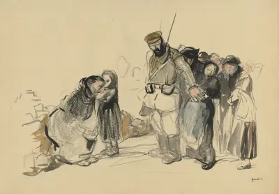 The Slavery in the North (fourth quarter 1800s or first third 1900s) av Jean-Louis Forain