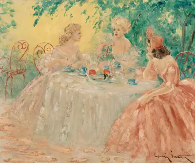 Sharing confidences, Louis Icart