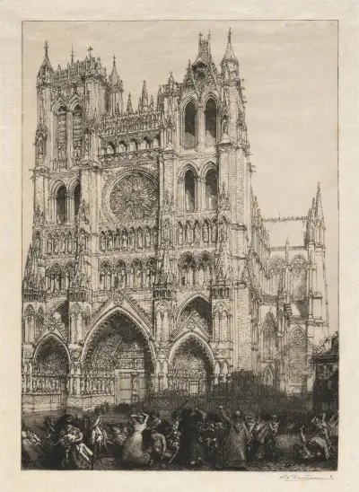 Kathedrale von Amiens, Inventurtag von Auguste Louis Lepère