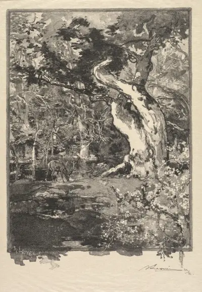 Le Clovis, Plateau de Bellecroix von Auguste Louis Lepère