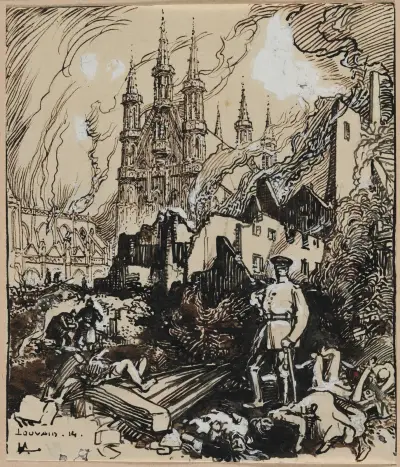 Löwen von Auguste Louis Lepère