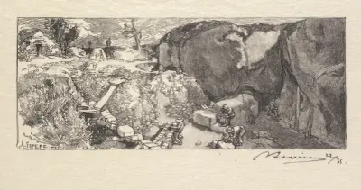 Sandsteinbruch von Auguste Louis Lepère