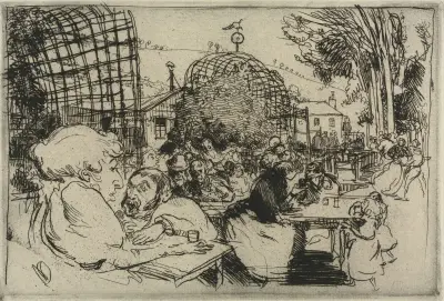 Die beiden Buckligen von Auguste Louis Lepère