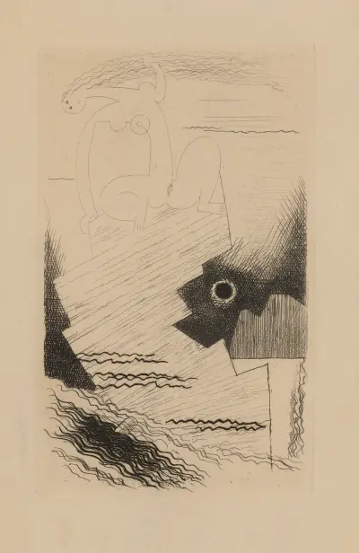La Loreley av Louis Marcoussis