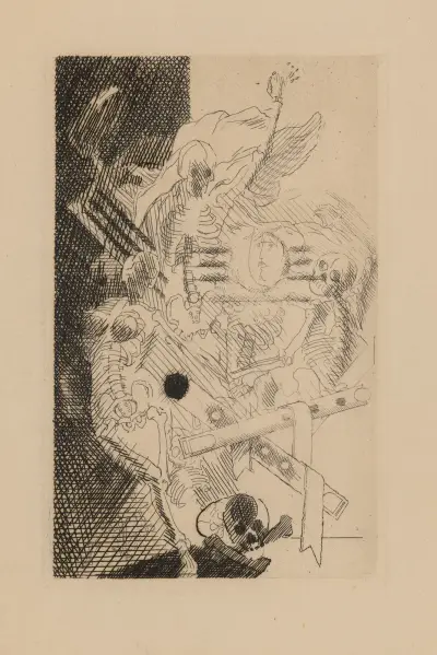 La Maison des Morts av Louis Marcoussis