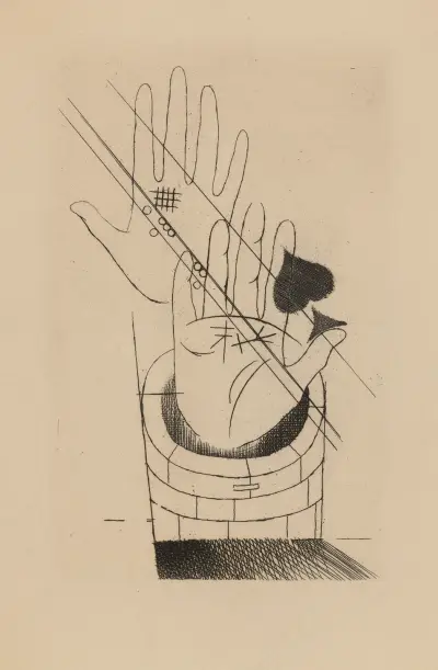 La Tzigane av Louis Marcoussis