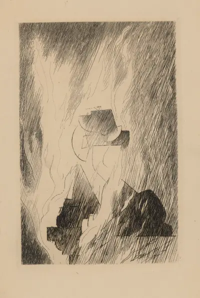 Le Brasier av Louis Marcoussis