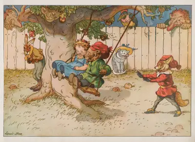 Bruin; the Adventures of a Little Bear Pl.5 av Louis Moe