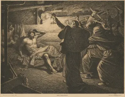 Mordet i Finderup Kirkelade (The murder in the barn of Finderup Church) av Louis Moe