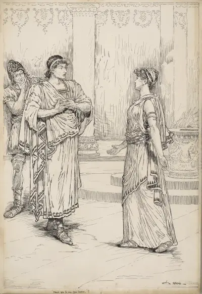 Comedy of errors, Plead you to me, fair dame av Louis Rhead