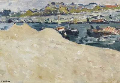 Piaskownie na nabrzeżach Sekwany w Paryżu, Louis Valtat