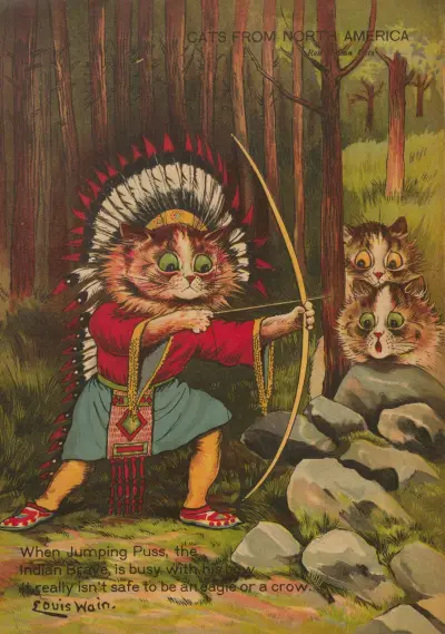 Kočky ze Severní Ameriky, Louis Wain
