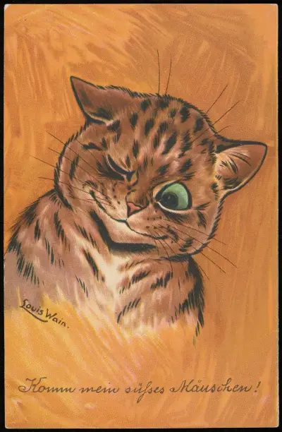 Pojď, má sladká myško!, Louis Wain