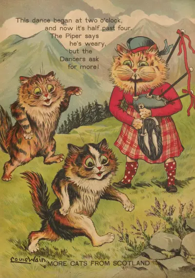 Více koček ze Skotska, Louis Wain