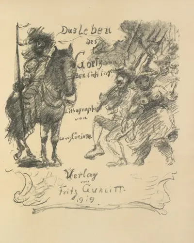 Das Leben des Götz von Berlichingen Pl.02 av Lovis Corinth