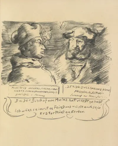 Das Leben des Götz von Berlichingen Pl.11 av Lovis Corinth
