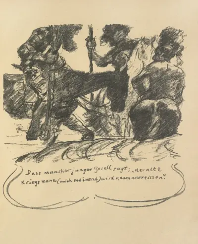 Das Leben des Götz von Berlichingen Pl.14 av Lovis Corinth