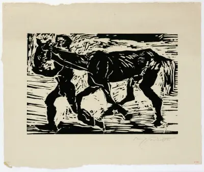 Mann Und Pferd av Lovis Corinth