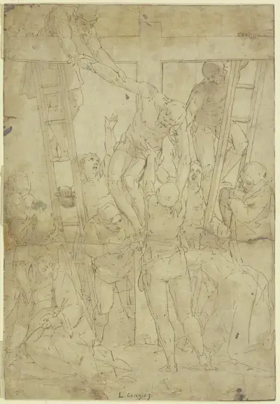 Deposition from the cross – nr 2 av Luca Cambiaso